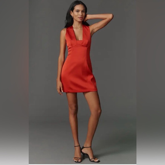 Anthropologie Dresses & Skirts - By Anthropologie Sleeveless Square-Neck Mini Dress  NWT Size 6 C11-151